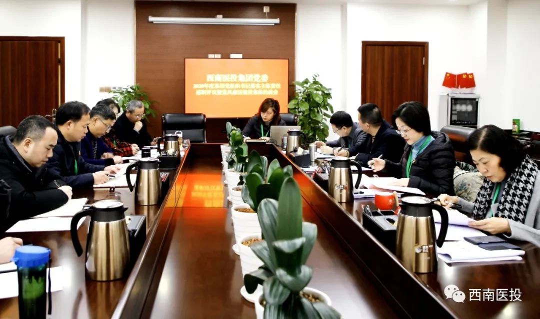 西南醫(yī)投集團(tuán)黨委召開2020年度基層黨組織書記落實主體責(zé)任述職評議暨黨風(fēng)廉潔建設(shè)集體約談會